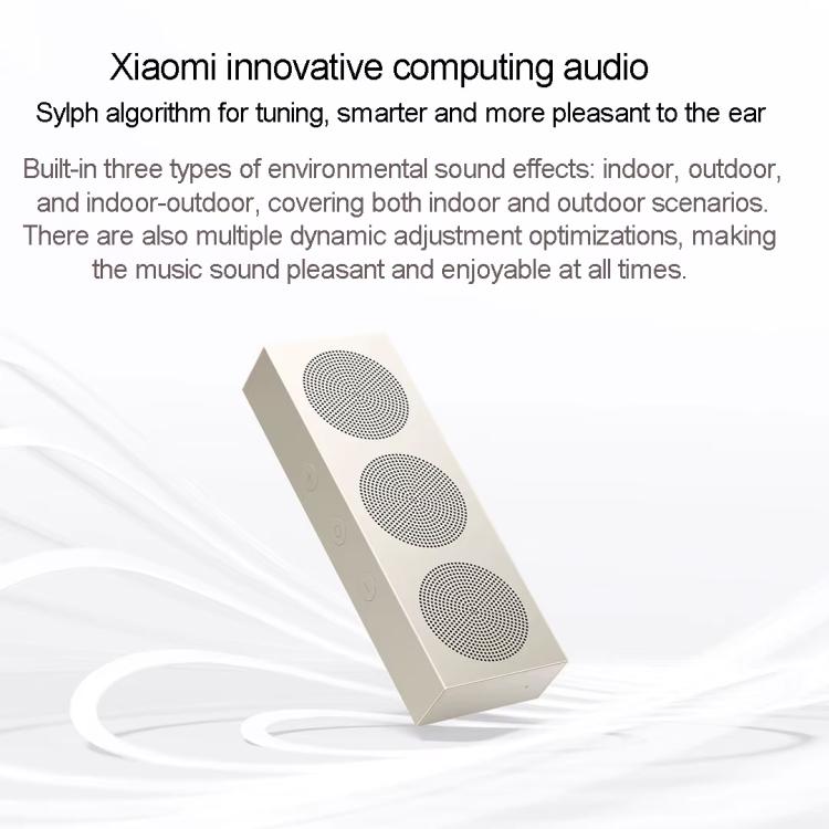 オリジナルXiaomiポータブルBluetoothスピーカー IP66防水デスクトップスピーカー