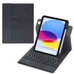 360度回転Bluetoothキーボードレザータブレットケース タッチパッド付き、iPad Pro 11 2025 / 2024用、iPad 2025 / 2022用、iPad Air 11 2025 / iPad Pro 11 2022用、iPad 10.2 2021 / 2019 / iPad Air 3用
