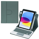 360度回転Bluetoothキーボードレザータブレットケース タッチパッド付き、iPad Pro 11 2025 / 2024用、iPad 2025 / 2022用、iPad Air 11 2025 / iPad Pro 11 2022用、iPad 10.2 2021 / 2019 / iPad Air 3用