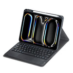 360度回転Bluetoothキーボードレザータブレットケース タッチパッド付き、iPad Pro 11 2025 / 2024用、iPad 2025 / 2022用、iPad Air 11 2025 / iPad Pro 11 2022用、iPad 10.2 2021 / 2019 / iPad Air 3用