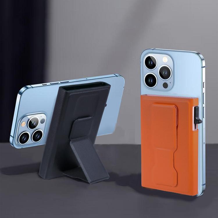 Magnetic Automatic Pop-up Mobile Phone Holder RFID Card Slots