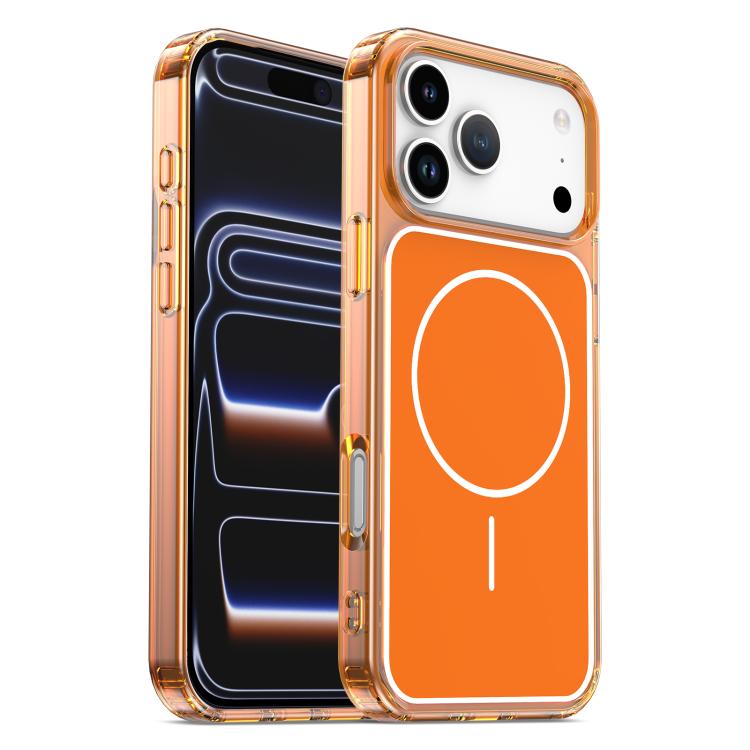 カラーフィールド PC ハイブリッド TPU 磁気スマホケース、iPhone 17 Pro Max用、iPhone 17 Pro用