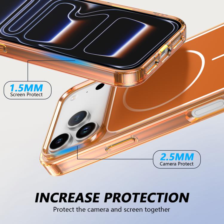 カラーフィールド PC ハイブリッド TPU 磁気スマホケース、iPhone 17 Pro Max用、iPhone 17 Pro用