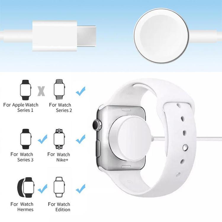 xDfind Apple Watchスマートウォッチ用アルミ合金充電ホルダー＆Type-C充電器セット、アルミ合金＋Type-C