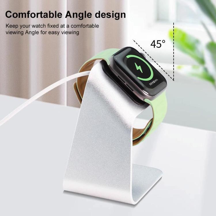 xDfind Apple Watchスマートウォッチ用アルミ合金充電ホルダー＆Type-C充電器セット、アルミ合金＋Type-C
