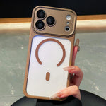 電気めっき カメラ全面保護 磁気透明スマホケース、iPhone 17 Pro Max用、iPhone 17 Pro用