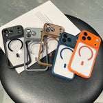 電気めっき カメラ全面保護 磁気透明スマホケース、iPhone 17 Pro Max用、iPhone 17 Pro用