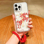 馬年アクリル磁気フルカバリースマホケースストラップ付き、iPhone 13用、iPhone 12用、iPhone 12 Pro Max用、iPhone 12 Pro用