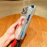 馬年アクリル磁気フルカバリースマホケースストラップ付き、iPhone 13用、iPhone 12用、iPhone 12 Pro Max用、iPhone 12 Pro用