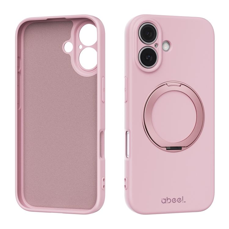 ABEEL 肌に優しい感触 磁気液体シリコン スマホケース ホルダー付き、iPhone 17 Pro Max用、iPhone 17 Pro用、iPhone 17用、iPhone 16 Pro Max用、iPhone 16 Pro用、iPhone 16用