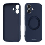 ABEEL 肌に優しい感触 磁気液体シリコン スマホケース ホルダー付き、iPhone 17 Pro Max用、iPhone 17 Pro用、iPhone 17用、iPhone 16 Pro Max用、iPhone 16 Pro用、iPhone 16用