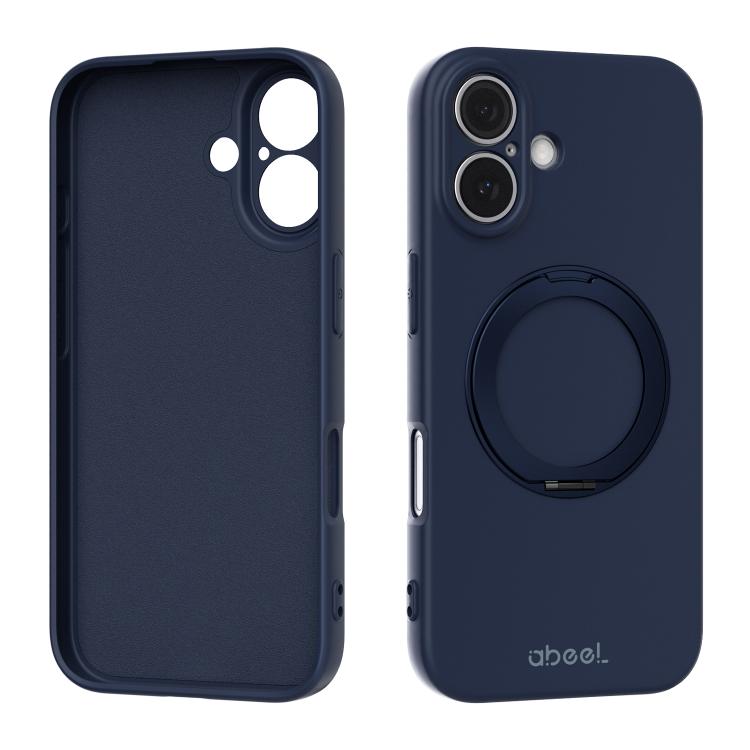 ABEEL 肌に優しい感触 磁気液体シリコン スマホケース ホルダー付き、iPhone 17 Pro Max用、iPhone 17 Pro用、iPhone 17用、iPhone 16 Pro Max用、iPhone 16 Pro用、iPhone 16用