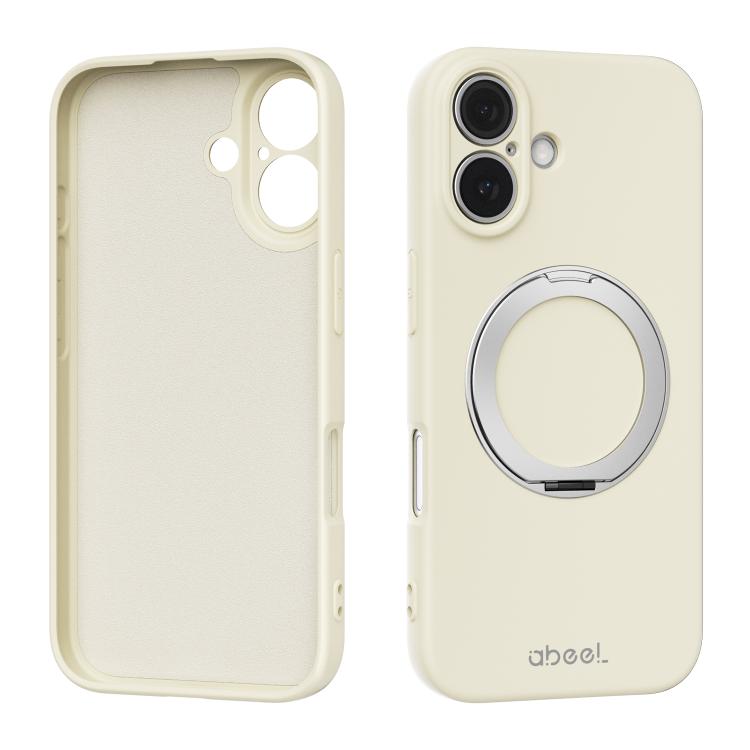 ABEEL 肌に優しい感触 磁気液体シリコン スマホケース ホルダー付き、iPhone 17 Pro Max用、iPhone 17 Pro用、iPhone 17用、iPhone 16 Pro Max用、iPhone 16 Pro用、iPhone 16用