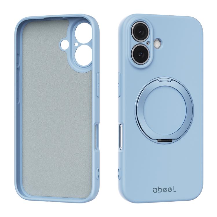 ABEEL 肌に優しい感触 磁気液体シリコン スマホケース ホルダー付き、iPhone 17 Pro Max用、iPhone 17 Pro用、iPhone 17用、iPhone 16 Pro Max用、iPhone 16 Pro用、iPhone 16用