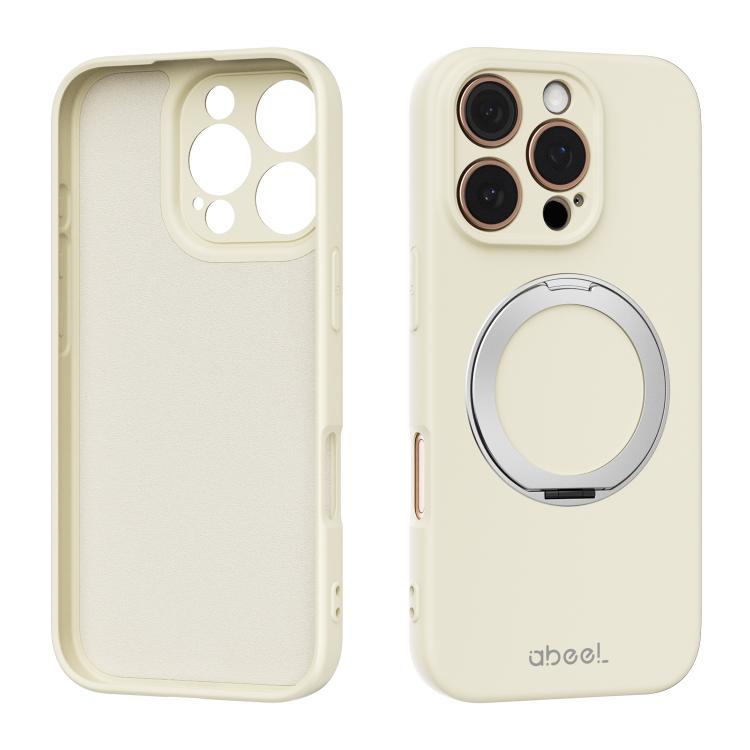 ABEEL 肌に優しい感触 磁気液体シリコン スマホケース ホルダー付き、iPhone 17 Pro Max用、iPhone 17 Pro用、iPhone 17用、iPhone 16 Pro Max用、iPhone 16 Pro用、iPhone 16用