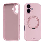 ABEEL 肌に優しい感触 磁気液体シリコン スマホケース ホルダー付き、iPhone 17 Pro Max用、iPhone 17 Pro用、iPhone 17用、iPhone 16 Pro Max用、iPhone 16 Pro用、iPhone 16用