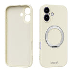 ABEEL 肌に優しい感触 磁気液体シリコン スマホケース ホルダー付き、iPhone 17 Pro Max用、iPhone 17 Pro用、iPhone 17用、iPhone 16 Pro Max用、iPhone 16 Pro用、iPhone 16用