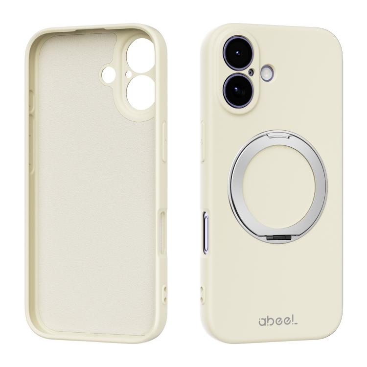 ABEEL 肌に優しい感触 磁気液体シリコン スマホケース ホルダー付き、iPhone 17 Pro Max用、iPhone 17 Pro用、iPhone 17用、iPhone 16 Pro Max用、iPhone 16 Pro用、iPhone 16用