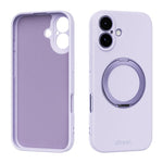 ABEEL 肌に優しい感触 磁気液体シリコン スマホケース ホルダー付き、iPhone 17 Pro Max用、iPhone 17 Pro用、iPhone 17用、iPhone 16 Pro Max用、iPhone 16 Pro用、iPhone 16用