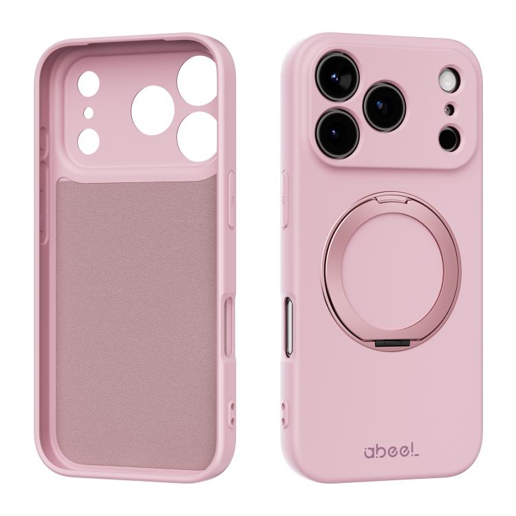 ABEEL 肌に優しい感触 磁気液体シリコン スマホケース ホルダー付き、iPhone 17 Pro Max用、iPhone 17 Pro用、iPhone 17用、iPhone 16 Pro Max用、iPhone 16 Pro用、iPhone 16用