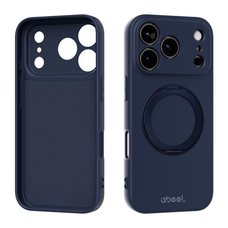 ABEEL 肌に優しい感触 磁気液体シリコン スマホケース ホルダー付き、iPhone 17 Pro Max用、iPhone 17 Pro用、iPhone 17用、iPhone 16 Pro Max用、iPhone 16 Pro用、iPhone 16用