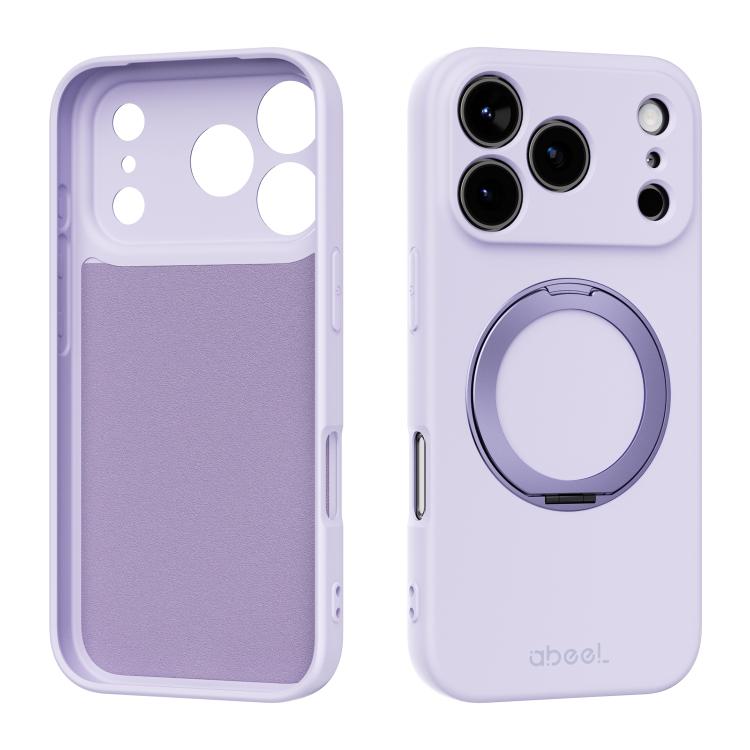 ABEEL 肌に優しい感触 磁気液体シリコン スマホケース ホルダー付き、iPhone 17 Pro Max用、iPhone 17 Pro用、iPhone 17用、iPhone 16 Pro Max用、iPhone 16 Pro用、iPhone 16用