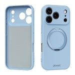 ABEEL 肌に優しい感触 磁気液体シリコン スマホケース ホルダー付き、iPhone 17 Pro Max用、iPhone 17 Pro用、iPhone 17用、iPhone 16 Pro Max用、iPhone 16 Pro用、iPhone 16用