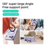 ABEEL 肌に優しい感触 磁気液体シリコン スマホケース ホルダー付き、iPhone 17 Pro Max用、iPhone 17 Pro用、iPhone 17用、iPhone 16 Pro Max用、iPhone 16 Pro用、iPhone 16用