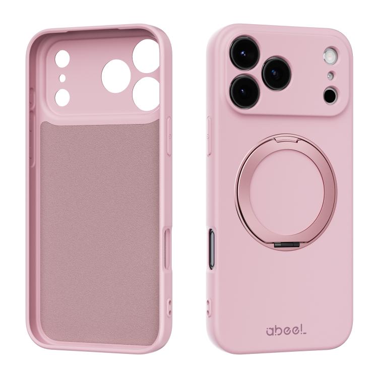 ABEEL 肌に優しい感触 磁気液体シリコン スマホケース ホルダー付き、iPhone 17 Pro Max用、iPhone 17 Pro用、iPhone 17用、iPhone 16 Pro Max用、iPhone 16 Pro用、iPhone 16用