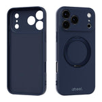 ABEEL 肌に優しい感触 磁気液体シリコン スマホケース ホルダー付き、iPhone 17 Pro Max用、iPhone 17 Pro用、iPhone 17用、iPhone 16 Pro Max用、iPhone 16 Pro用、iPhone 16用