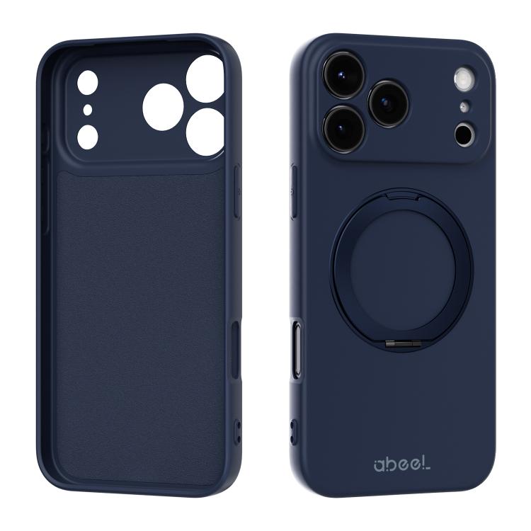 ABEEL 肌に優しい感触 磁気液体シリコン スマホケース ホルダー付き、iPhone 17 Pro Max用、iPhone 17 Pro用、iPhone 17用、iPhone 16 Pro Max用、iPhone 16 Pro用、iPhone 16用