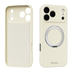 ABEEL 肌に優しい感触 磁気液体シリコン スマホケース ホルダー付き、iPhone 17 Pro Max用、iPhone 17 Pro用、iPhone 17用、iPhone 16 Pro Max用、iPhone 16 Pro用、iPhone 16用