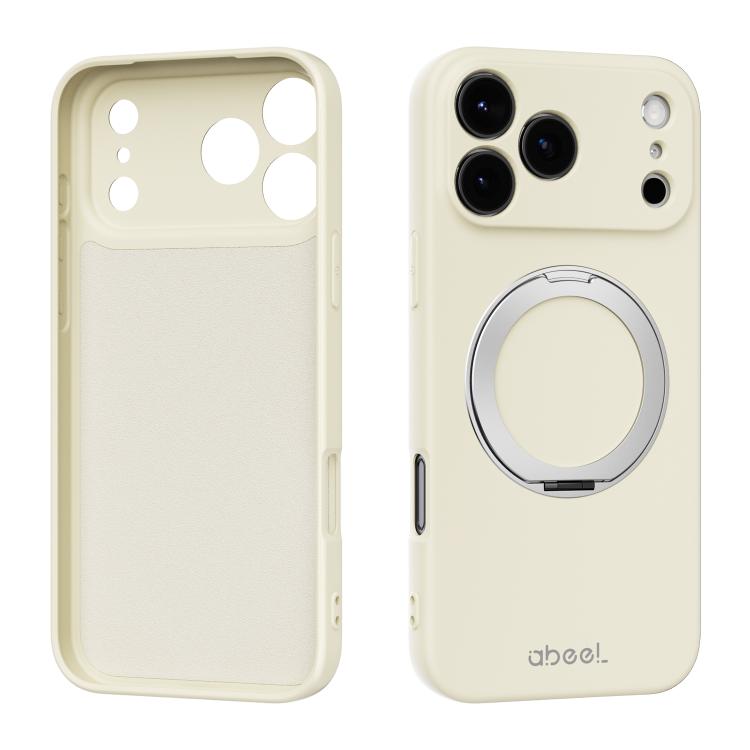 ABEEL 肌に優しい感触 磁気液体シリコン スマホケース ホルダー付き、iPhone 17 Pro Max用、iPhone 17 Pro用、iPhone 17用、iPhone 16 Pro Max用、iPhone 16 Pro用、iPhone 16用