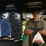 六角形アーマー磁気ホルダー付き計量スケールスマホケース、iPhone 17 Pro Max用、iPhone 17 Pro用、iPhone 17用、iPhone Air用、iPhone 16 Pro Max用、iPhone 16 Pro用