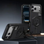 六角形アーマー磁気ホルダー付き計量スケールスマホケース、iPhone 17 Pro Max用、iPhone 17 Pro用、iPhone 17用、iPhone Air用、iPhone 16 Pro Max用、iPhone 16 Pro用