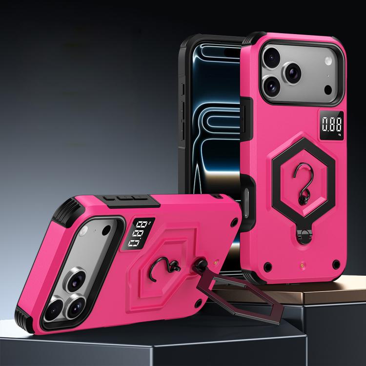 六角形アーマー磁気ホルダー付き計量スケールスマホケース、iPhone 17 Pro Max用、iPhone 17 Pro用、iPhone 17用、iPhone Air用、iPhone 16 Pro Max用、iPhone 16 Pro用