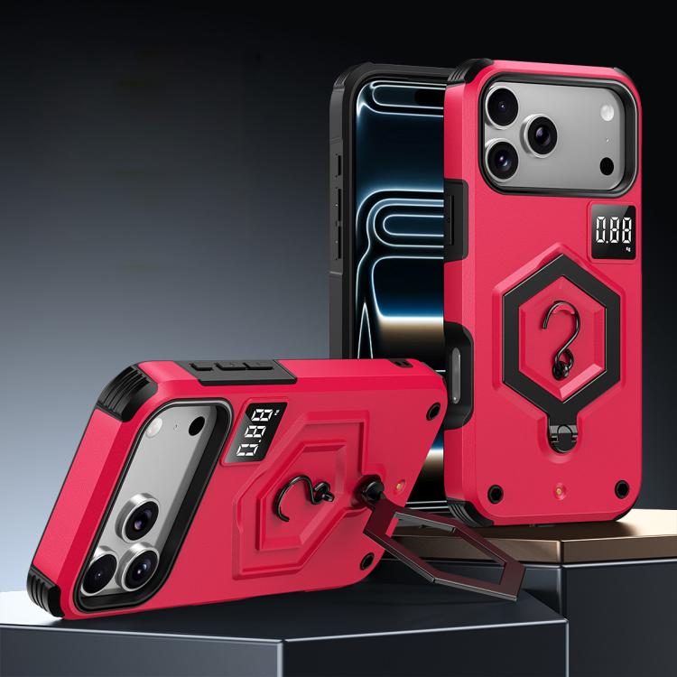 六角形アーマー磁気ホルダー付き計量スケールスマホケース、iPhone 17 Pro Max用、iPhone 17 Pro用、iPhone 17用、iPhone Air用、iPhone 16 Pro Max用、iPhone 16 Pro用