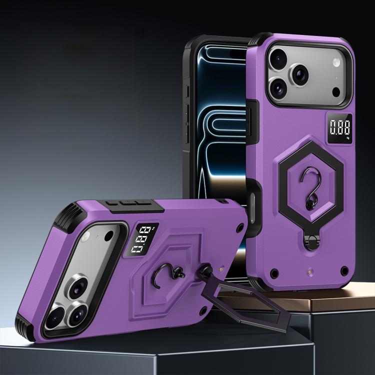 六角形アーマー磁気ホルダー付き計量スケールスマホケース、iPhone 17 Pro Max用、iPhone 17 Pro用、iPhone 17用、iPhone Air用、iPhone 16 Pro Max用、iPhone 16 Pro用