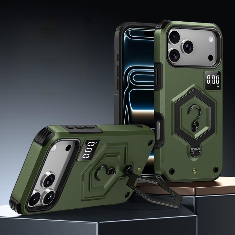 六角形アーマー磁気ホルダー付き計量スケールスマホケース、iPhone 17 Pro Max用、iPhone 17 Pro用、iPhone 17用、iPhone Air用、iPhone 16 Pro Max用、iPhone 16 Pro用