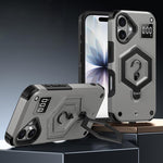 六角形アーマー磁気ホルダー付き計量スケールスマホケース、iPhone 17 Pro Max用、iPhone 17 Pro用、iPhone 17用、iPhone Air用、iPhone 16 Pro Max用、iPhone 16 Pro用