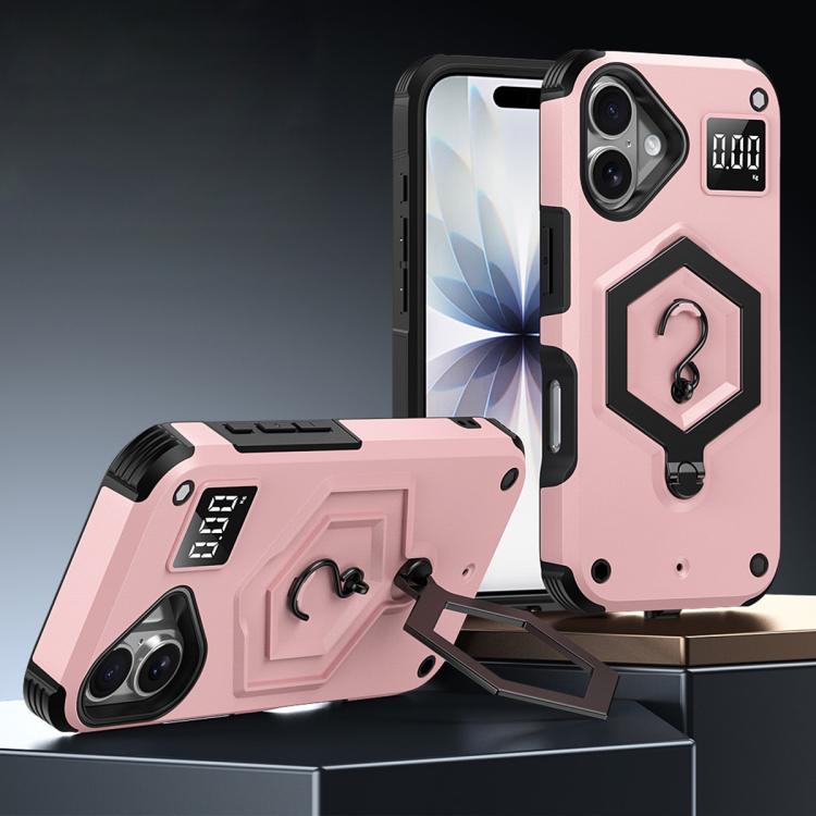 六角形アーマー磁気ホルダー付き計量スケールスマホケース、iPhone 17 Pro Max用、iPhone 17 Pro用、iPhone 17用、iPhone Air用、iPhone 16 Pro Max用、iPhone 16 Pro用