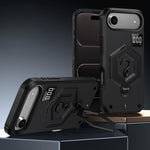 六角形アーマー磁気ホルダー付き計量スケールスマホケース、iPhone 17 Pro Max用、iPhone 17 Pro用、iPhone 17用、iPhone Air用、iPhone 16 Pro Max用、iPhone 16 Pro用