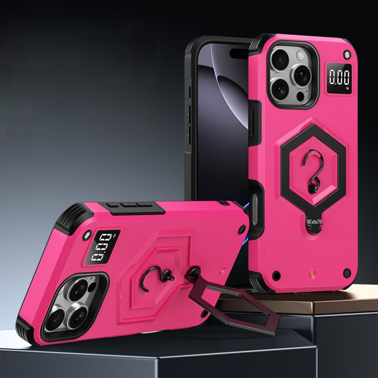 六角形アーマー磁気ホルダー付き計量スケールスマホケース、iPhone 17 Pro Max用、iPhone 17 Pro用、iPhone 17用、iPhone Air用、iPhone 16 Pro Max用、iPhone 16 Pro用