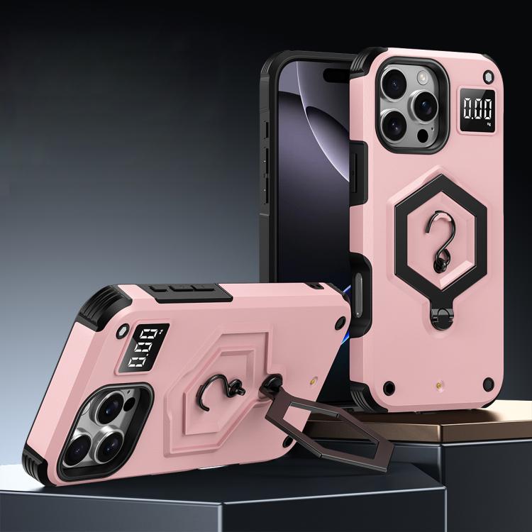 六角形アーマー磁気ホルダー付き計量スケールスマホケース、iPhone 17 Pro Max用、iPhone 17 Pro用、iPhone 17用、iPhone Air用、iPhone 16 Pro Max用、iPhone 16 Pro用