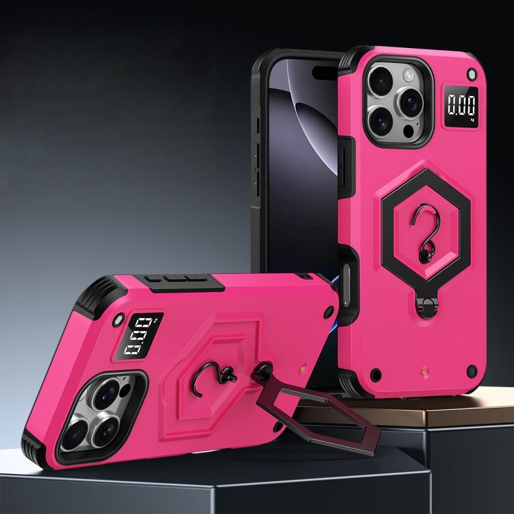 六角形アーマー磁気ホルダー付き計量スケールスマホケース、iPhone 17 Pro Max用、iPhone 17 Pro用、iPhone 17用、iPhone Air用、iPhone 16 Pro Max用、iPhone 16 Pro用