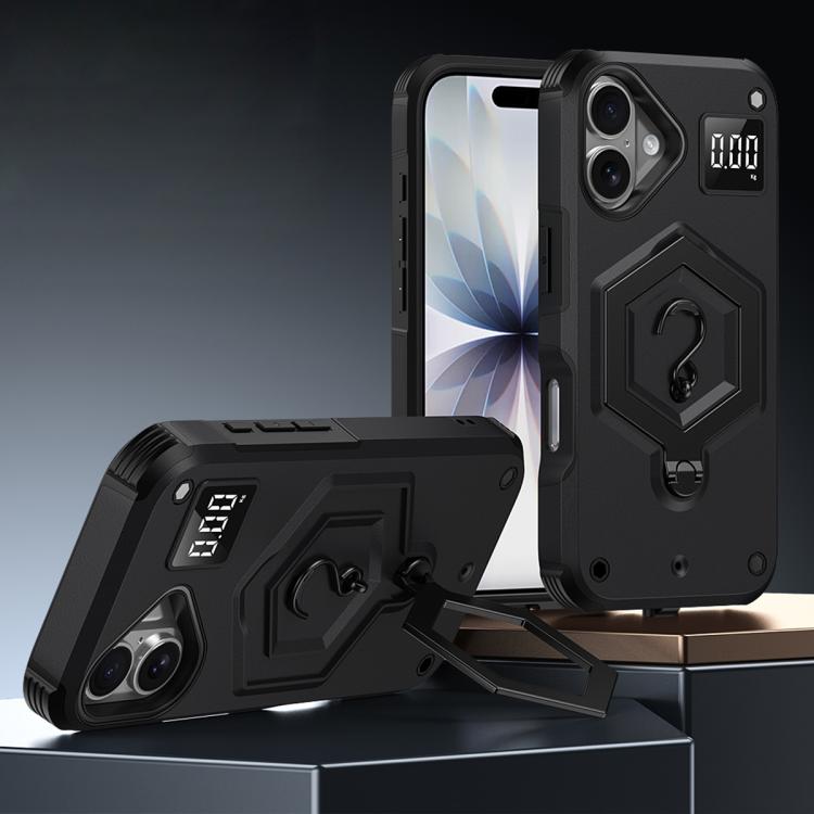 ヘキサゴンアーマー磁気ホルダー付き計量スケールスマホケース、iPhone 16用、iPhone 15 Pro Max用、iPhone 15 Pro用、iPhone 15 Plus用、iPhone 15用、iPhone 14 Plus用