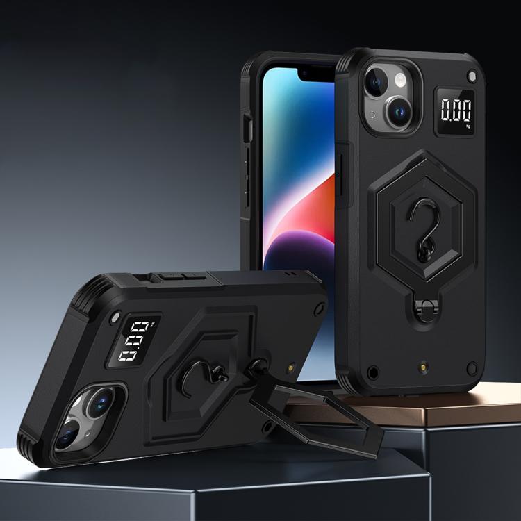 ヘキサゴンアーマー磁気ホルダー付き計量スケールスマホケース、iPhone 16用、iPhone 15 Pro Max用、iPhone 15 Pro用、iPhone 15 Plus用、iPhone 15用、iPhone 14 Plus用