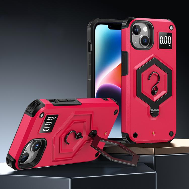 ヘキサゴンアーマー磁気ホルダー付き計量スケールスマホケース、iPhone 16用、iPhone 15 Pro Max用、iPhone 15 Pro用、iPhone 15 Plus用、iPhone 15用、iPhone 14 Plus用