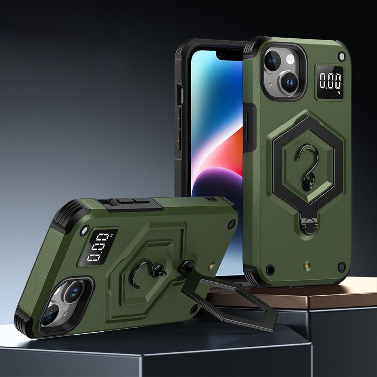 ヘキサゴンアーマー磁気ホルダー付き計量スケールスマホケース、iPhone 16用、iPhone 15 Pro Max用、iPhone 15 Pro用、iPhone 15 Plus用、iPhone 15用、iPhone 14 Plus用