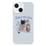 Painted Pattern PC Phone Case, For iPhone 16 Plus
